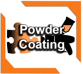 Powder coating for injection molding